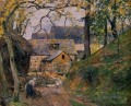 Bauernhof in Montfoucault 1874 Camille Pissarro